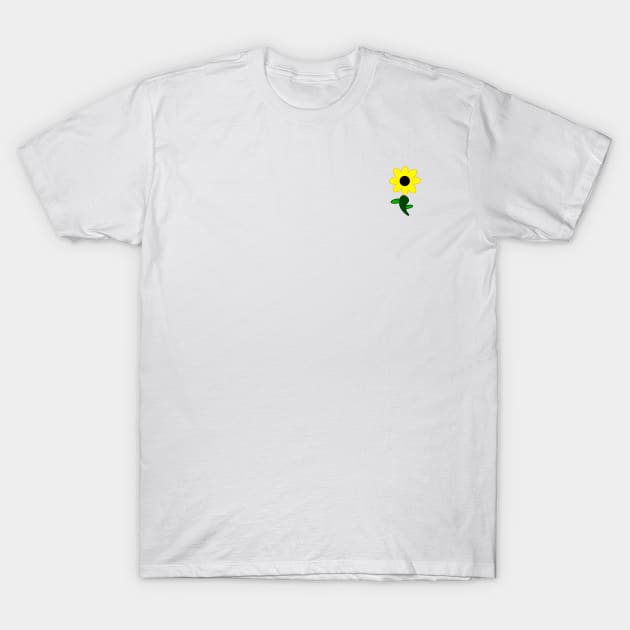 Semicolon Flower T-Shirt by Batty Behavior
